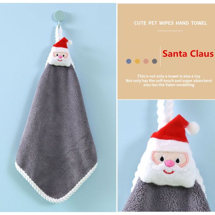 christmas-hand-towels-bathroom-cute-hand-towels-bathroom-plush-kid-bathroom-towel-aliexpress