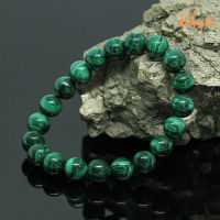 หินมาลาไคต์ ขนาด 10 มิล Malachite กำไลหินมงคล เสริมให้ธุรกิจประสบความสำเร็จ หินสี กำไลหิน หินมงคล หินสีเขียว by.ออมทอง