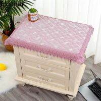 【CC】 Europe Dust Covers Anti-slip Antifouling Dust-proof Tablecloth Table Bedside Decoration All-Purpose