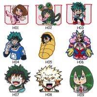 Japanese Anime My Hero Academia Applique Patches DIY Shoe Jeans Bag Shirt Clothes Accessory Punk Stickers Embroideried Badge Haberdashery