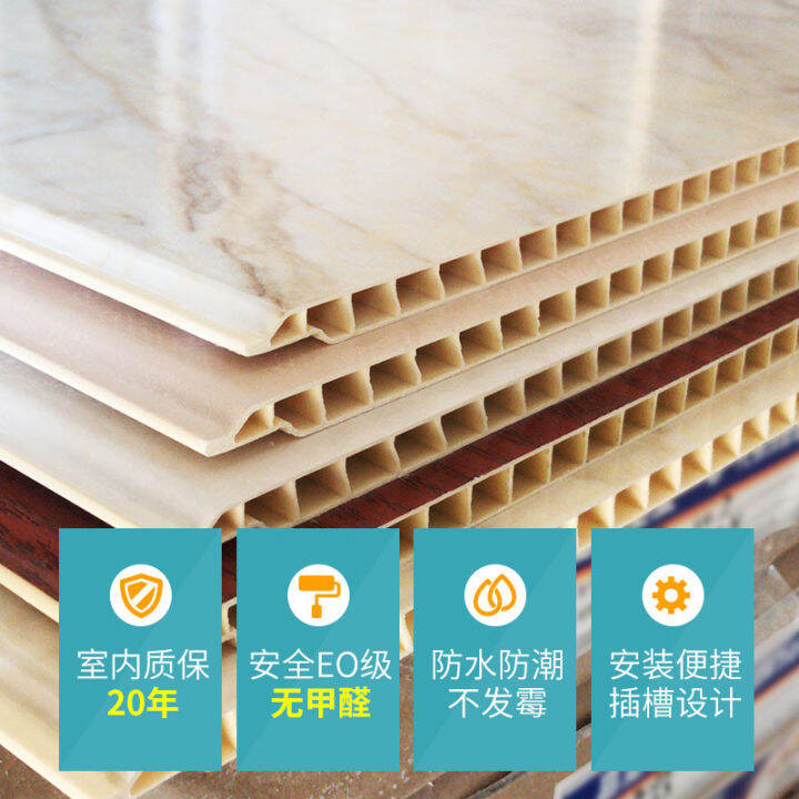 Ecological wood bamboo and wood fiber integrated wallboard quickloading background wall