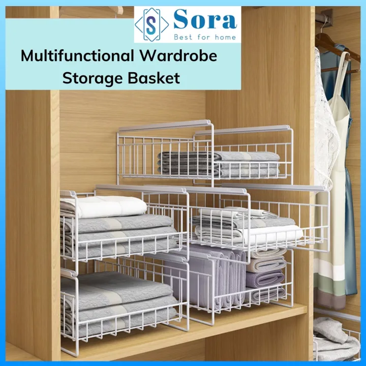 【Quick delivery from Manila】Multifunctional Wardrobe Storage Basket