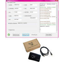 125Khz Rfid Proximity Reader รูปแบบ2H3D4H5D เปลี่ยนได้5ชิ้นแท็ก Rfid ซอฟต์แวร์ฟรี