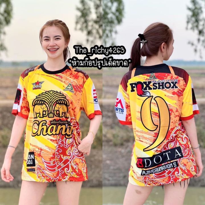 termtem49-เสื้อคอกลมพิมลาย-เพียบ-สีสันสวยๆ-ใส่ได้ทั้งชายและหญิง