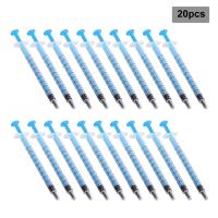 Crazy Sale 20Pcs 1ml Nutrient Measuring Plastic Disposable Syringe Functional Medical