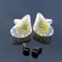 ♘ 10mm Earphones DIY Shell Case In Ear Earbuds Case for 10mm Speaker Unit Floral Shells