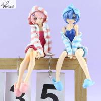 PANUCCI Life In A Different World จาก Zero นอนฟิกเกอร์ Rem M Re PVC Rem Ram ตุ๊กตาขยับแขนขาได้ภาพอนิเมะ Rem Ram Ram Ram Ram ชุดนอนคอลเลกชันสาว