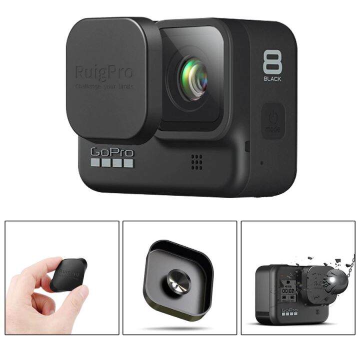 gopro-hero-8-lens-cap-silicone-ฝาปิดเลนส์กล้องโกโปร-8-แบบซิลิโคน-ยี่ห้อ-ruigpro