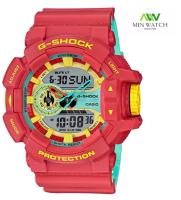 Casio G-Shock นาฬิกาข้อมือผู้ชาย สายเรซิ่น รุ่น GA-400CM-4A - สีแดง ใหม่ของแท้100% ประกัน1 ปี จากร้านMIN WATCH