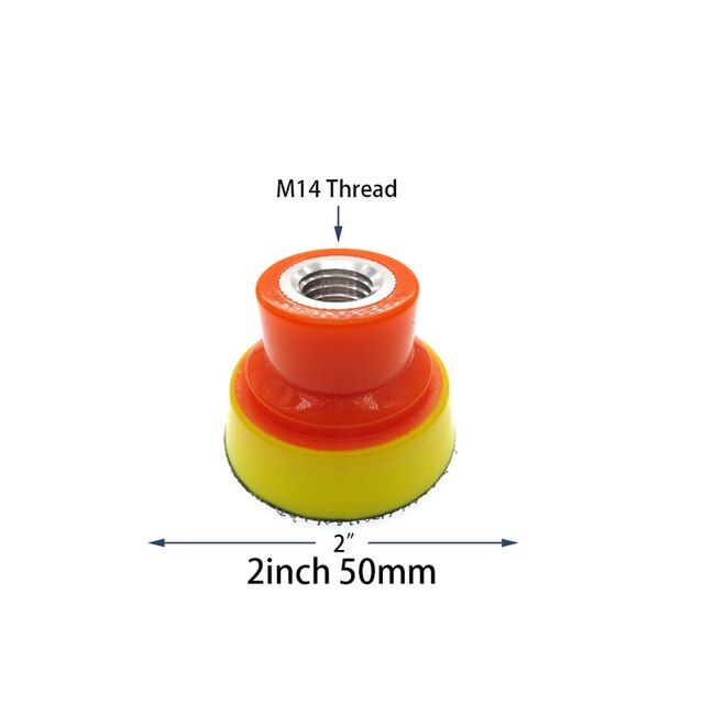 แผ่นรองหมุนได้แบบ2-6นิ้วแผ่นขัดแบบห่วงพร้อมแผ่นหนุนด้าย-m10-m14สำหรับเครื่องขัดแบบหมุนและขัดทราย