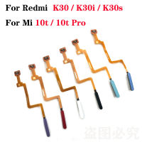 Home Finger Reader เซ็นเซอร์ลายนิ้วมือ Touch ID กลับปุ่ม Home Flex Cable สำหรับ Xiaomi Redmi K30 K30i K30s Mi 10t Pro-DFGN STORE