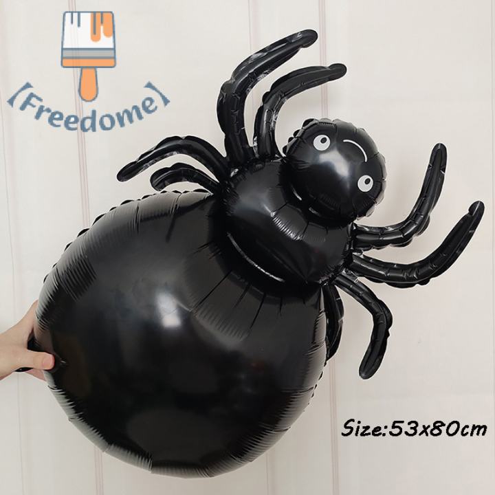 freedome-ลูกโป่งเป่าลมขนาดใหญ่ลูกโป่งแมงมุมฮาโลวีนแบบน่ากลัวสำหรับตกแต่งงานปาร์ตี้ของเล่นเด็ก