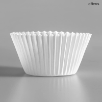 ?[dfhws] 100pcs ถ้วยเค้กสีขาวมัฟฟินถ้วยเค้ก West Point Paper TRAY baking Paper CUP