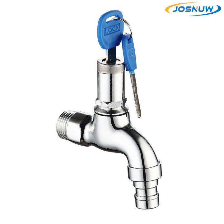 JOSNUW AntiTheft Faucet Outdoor Lock Faucet Free Teflon Tape Washing