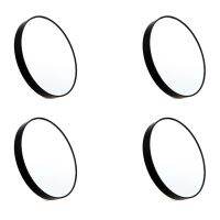 4 Pcs 10X Magnifying Mirror with Two Suction Cups Makeup Tools Round Mirror Big Mirror Ten Times Magnification