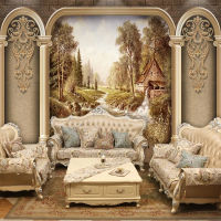 European Style Roman Column Mural Wallpaper 3D Art R Fresco Living Room Bedroom Luxury Home Decor Self-Adhesive Wallpaper 3D