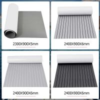 ◊ Strawberry13njt7yj 2400x900x6mm Gray EVA Foam Boat Flooring Faux Decking Sheet RV Yacht Floor Adhesive