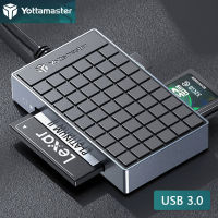 Yottamaster USB A Type C 3.0เครื่องอ่านการ์ดหน่วยความจำ Multi Lector Adapter สำหรับ Micro SD SDHC SDXC MMC TF CF MS Pro Duo Stick Reading