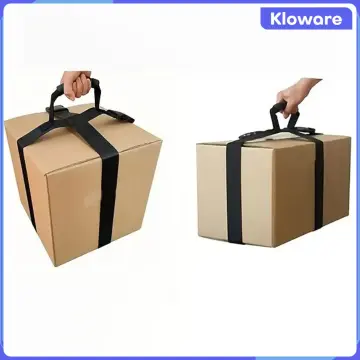 Box Carrying Strap with Handle Adjustable Belt Cross Style Carry Straps for  Safely Moving and Lifting Heavy Boxes, Groceries, Luggage