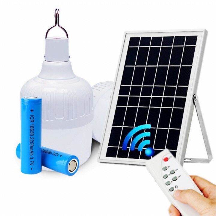 sl-shopไฟ-solar-cell-แผงโซล่าเซลล์และหลอดไฟ-led-ขนาด-50w-และ-60w-หลอดไฟมีแบตเตอรี่ในตัว-แยกใช้เฉพาะหลอดใช้ได้