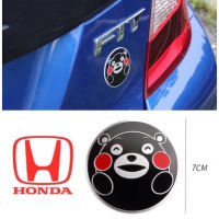 B12 ราคาต่อ 1 ชิ้น โลโก้หมี คุมะมง แต่งฮอนด้า HONDA JAZZ CITY CIVIC ACCORD JDM KUMAMON EMBLEM logo