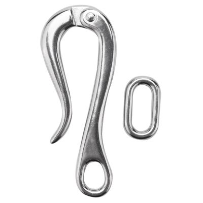 100mm Pelican Hook &amp; Eye with Quick Release Link Stainless Steel 316 Marine Boat Hardware