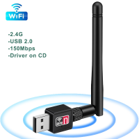 การ์ดเครือข่ายไร้สาย USB WiFi ADAPTER ตัวรับสัญญาณ Wi-Fi 802.11n 2.4G Wi-Fi redeptor