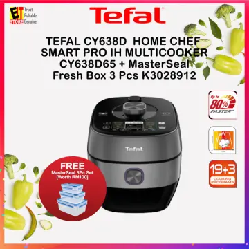 Tefal 5L Home Chef Smart Multicooker (Pressure Cooker), CY638D65+K3028912