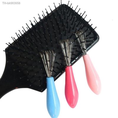 ♨™❍ New Mini Hair Brush Combs Cleaner Embedded Tool Plastic Cleaning Remover Handle Tangle Hair Brush Hair Care Salon Styling Tools