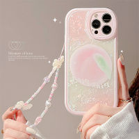 Apple เคสโทรศัพท์มือถือ iPhone 14/13/12/11/X/x/xr ลายผิวนอกและลูกพีชเหมาะสำหรับเคสโทรศัพท์มือถือซิลิโคน13 Pro Max 14 Plus พร้อมสายคล้องเคสโทรศัพท์มือถือ12 Mini High-End Full-เคสนิ่มป้องกันการตกที่แนบมา