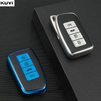 fgjfykjd Leather TPU Car Remote Key Full Cover Case Fob For Lexus NX 200 NX300H RX 350 450H ES 350 ES 300h 4 Button Auto Accessories