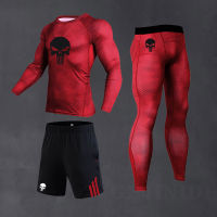 Fashion Trend Basketball Uniform Suit Winter Indoor Workout Clothes Running Tights Pants Compression Tracksuit Thermal Underwear