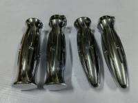 ปลอกมือ ปลอกมืออลูมิเนียม กลึง CNC ชุบโครเมียม สำหรับรถ ยี่ห้อ Honda Yamaha Suzuki สินค้าคุณภาพ เกรด A