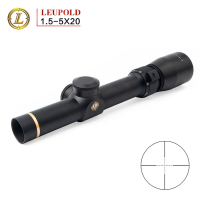 Leupold 1.5-5×20 เป็นกล้องยิงเร็ว สั้นๆ น้ำหนักเบามากๆ เส้นเล็งชัดเจน แบบจุดไข่ปลา กระจกใสมากๆ เพราะอัดแก็สกันฝ้ากันละอองน้ำฟรีไฟฉายคาดหัว+ระดับน้ำ