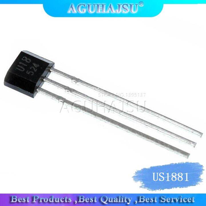 10pcs U18 Us1881 To92 Oh188 1881 U18 To92 Hall Effect Sensor