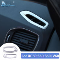 Air Conditioning Vent Outlet Frame For Volvo S60 S60l XC60 V60 Accessories 2012 2013 2014 2015 2016 2017 Sticker Interior Trim