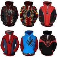 The Avengers Spiderman Spider-Man Hoodie Sweater Hoodies Jacket Sweatshirts Anime Superhero Cosplay