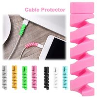 4pcs Charging Cable Protector for Phones Cable Holder Ties Cable Winder Clip for Mouse USB Charger Cord Cable Managing Organizer Cable Management