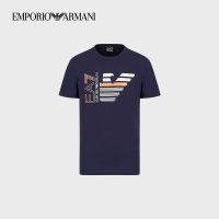 EMPORIO ARMANI/Armani EA7/ผู้ชายพิมพ์โลโก้สั้นเสื้อยืด