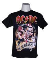 เสื้อวง AC/DC เสื้อเท่ห์ แฟชั่น เอซี/ดีซี ไซส์ยุโรป PTD1015