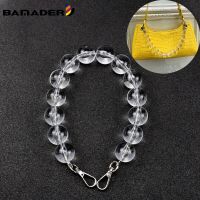 BAMADER Plastic Chain Bag Strap DIY Detachable Handle Short Strap Transparent Acrylic Obag Chain Handbag Handle Bag Chain Straps