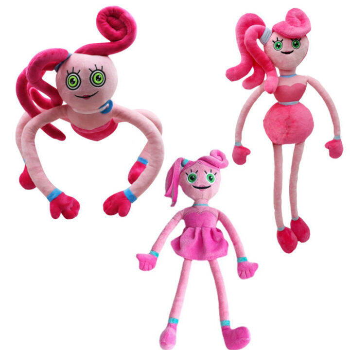 Poppy Playtime Mommy Pink Spider хаги ваги игрушка Huggy Wuggy Mommy Long  Legs Plush Toy киси миси Plushine Scary Doll Kid Gift(A 40CM) 