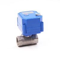 【YF】 1/2  3/4  1  Electric Ball Valve With Manual Switch Actuator AC/DC 9-24V 304 Stainless Steel Motorized