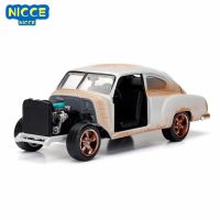 Nicce 1:24 1951 Chevy Fleetline รถบัสรถโลหะผสมรถยนต์โมเดลของเล่นของเล่นคอลเลกชันโมเดลของเล่นคลาสสิกสำหรับ J5ของขวัญสำหรับเด็ก