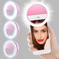 LED Ring Lamp Beauty Fill Camera Lenses Selfie Luminous For Iphone 11 Pro Max 8 Plus Samsung Note10 S10 aro de luz para celular Smartphone Lenses