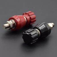 ∈☎✚ 2pcs/1pair red black 5MM Copper Posts Terminal Blocks Power Supply Terminals Welding Machine Inverter Post Connector JS107