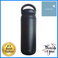 กระบอกน้ำสเตนเลส DEIM 500 มล. สีดำSTAINLESS STEEL VACUUM FLASK DEIM 500ML BLACK **คุณภาพดี**