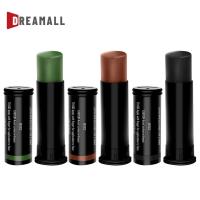 Dreamall ครีมลายพรางกลางแจ้ง3ชิ้น,น้ำมันลายพรางสีทาหน้าสำหรับตัวในสนาม