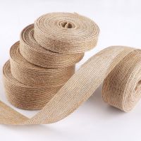 [HOT YUKXKLJWHJKG 578] 10M 6Mm 50Mm Natural Jute Ribbon Bow Crafts DIY Vintage Jute Burlap Fabric Gift Wrap Sewing Party Wedding Christmas Decortion