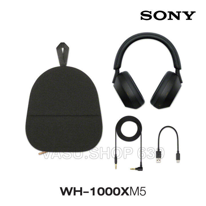 sony-wh-1000xm5-หูฟังตัดเสียงรบกวนไร้สาย-สีดำ